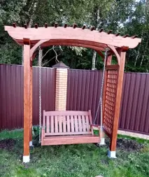 Пергола-качели «Фериас» Лиственница