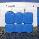Емкость ST 2000л под плотность до 1.2 г/см3 с откидной крышкой синяя