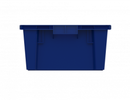 Ящик пластиковый (600х400х200) перфорированные стенки сплошное дно