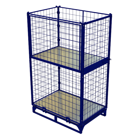 Сетчатое ограждение для европоддона с дверью ОПС 1800 [11533]