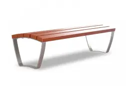 Скамейка стальная «Лицей УНИ» без спинки