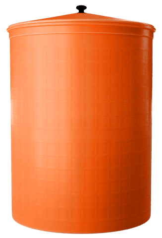 Бочка пластиковая садовая для дождевой воды и полива, 150л, терракотовый [350]