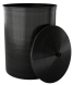 Бочка пластиковая садовая для дождевой воды и полива, 150л, черный [340]