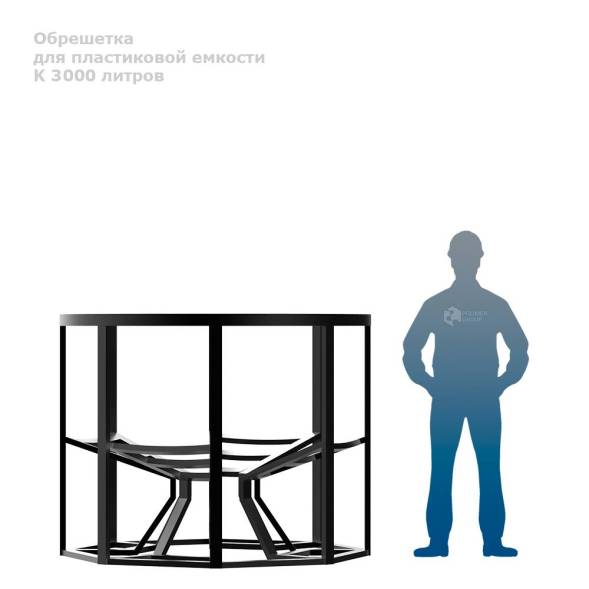 Обрешетка для К 3000 литров