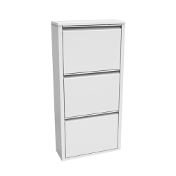 Железный шкаф для обуви на 3 полки [12738]