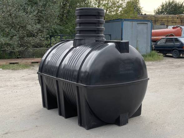 Емкость для дизельного топлива подземная горизонтальная, 3000 л, черный [TDT3000Y1]