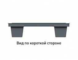 Паллет (поддон) пластиковый перфорированный на ножках, 800х600х140 мм, бирюзовый [02.116.75]