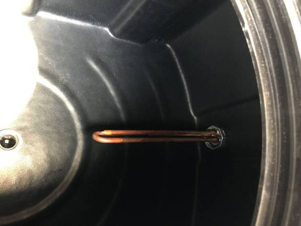 Тэн с термостатом для душевого бака с установкой