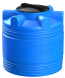 Бочка (емкость) пластиковая вертикальная с крышкой, 200 л, синий [TV200S13]