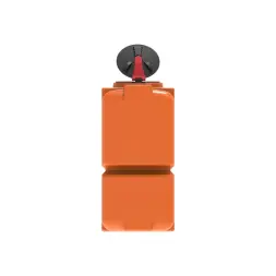 Емкость ST 2000л с откидной крышкой оранжевая