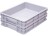 Ящик пластиковый  400х300х75 мм, цвет: серый