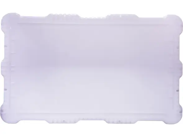 Ящик пластиковый морозостойкий сплошной, 847x515x190 мм, 60 л, белый [212-1 М]