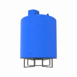 Емкость TOR 10000 л под плотность до 1,5 г/см3 синяя на основании для полного слива F