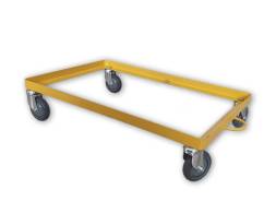 Тележка для ящиков металлическая, 4 колеса 100 мм