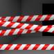 Лента оградительная (красно-белая)