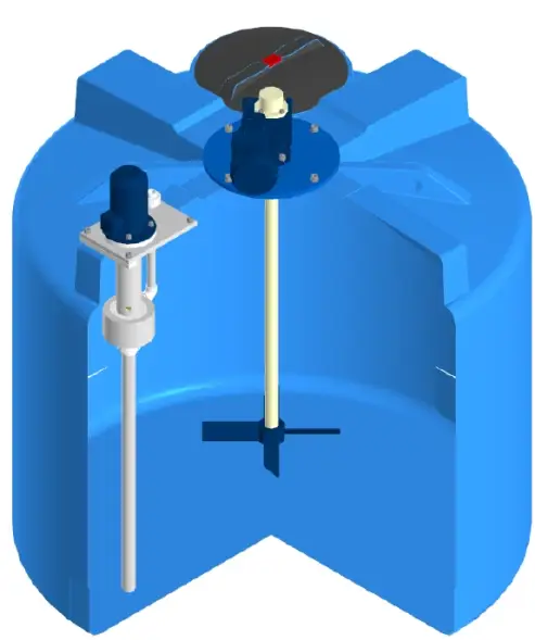Насос Магна 11 вертикальный полупогружной