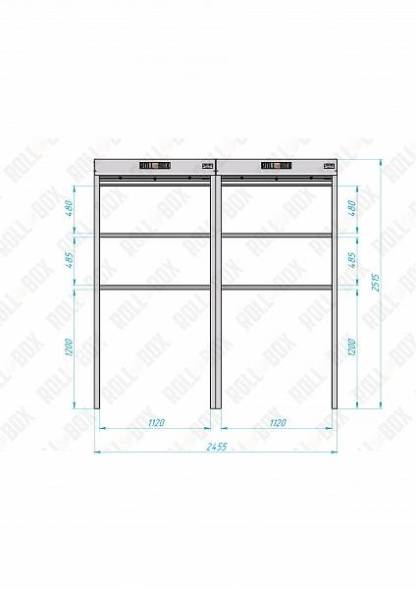 Роллетный шкаф ROLL-BOX SIMPLE Plus 24.06.22.V2-2