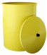 Бочка пластиковая садовая для дождевой воды и полива, 300л, желтый [371]