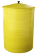 Бочка пластиковая садовая для дождевой воды и полива, 300л, желтый [371]
