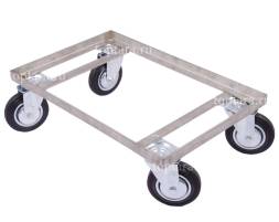 Тележка для ящиков металлическая, 4 колеса 160 мм, усиленная