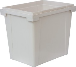 Ящик для выкладки замороженной продукции 434, 400х300х350 мм, белый морозостойкий