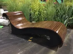 Парковый лежак 8