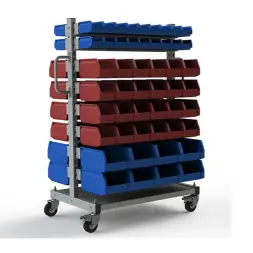 Стеллаж мобильный №225 (1415х950х610)