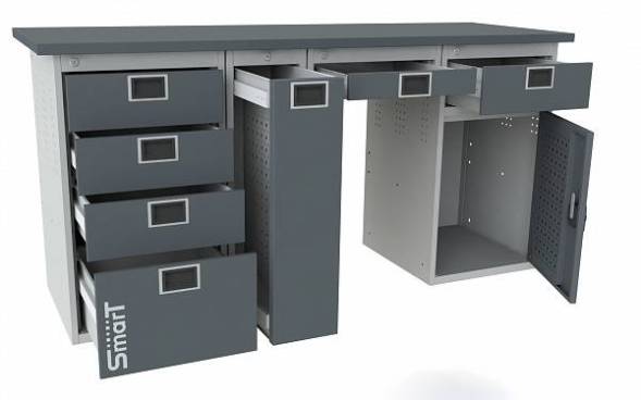 Верстак ДВК SMART 1760.4.P.Y.1-1