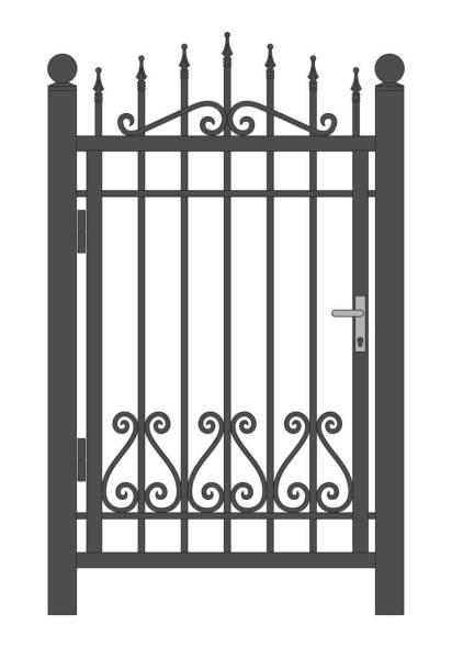 Кованая металлическая калитка МК15