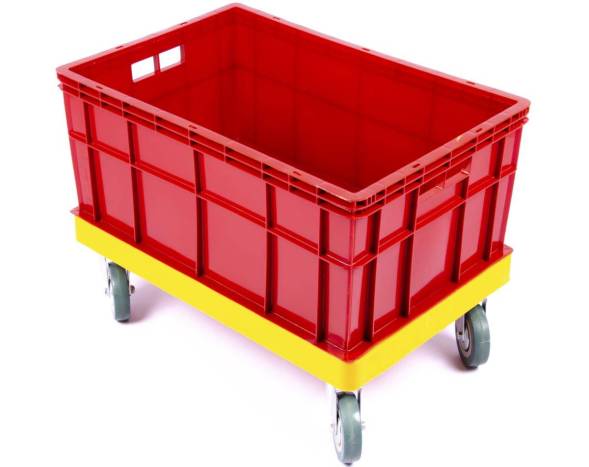 Тележка для ящиков, 4 колеса 100 мм