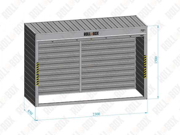 Шкаф в паркинг ROLL‑BOX BUDGET M-0