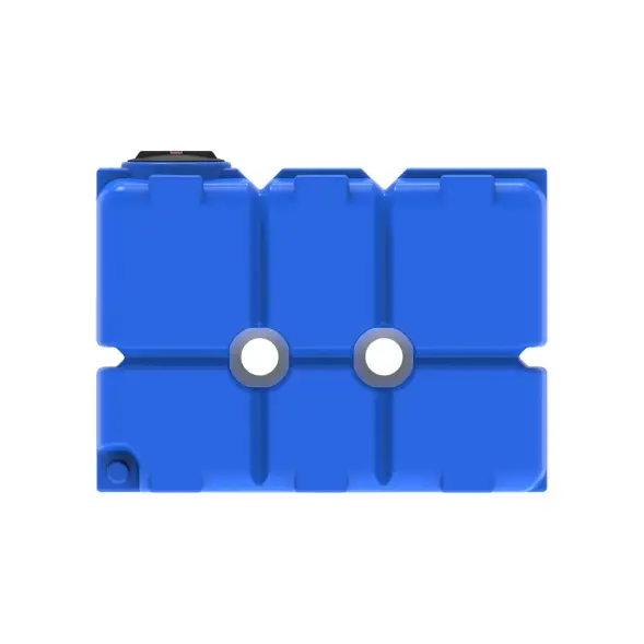 Емкость ST 2000л с патрубками 100мм под плотность до 1.5 г/см3 синяя