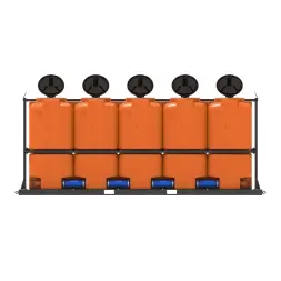 Кассета ST 10000 л (5х2000) с откидной крышкой оранжевая