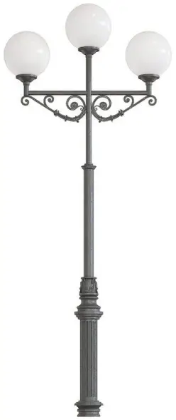Фонарный столб А-12-3 со светильниками 4,631 м