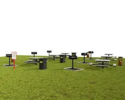 Мангальная зона №1 на 48 мест