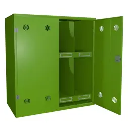 Антресоль для хранения 8 противогазов и СИЗ 800x730x400 мм Зеленый