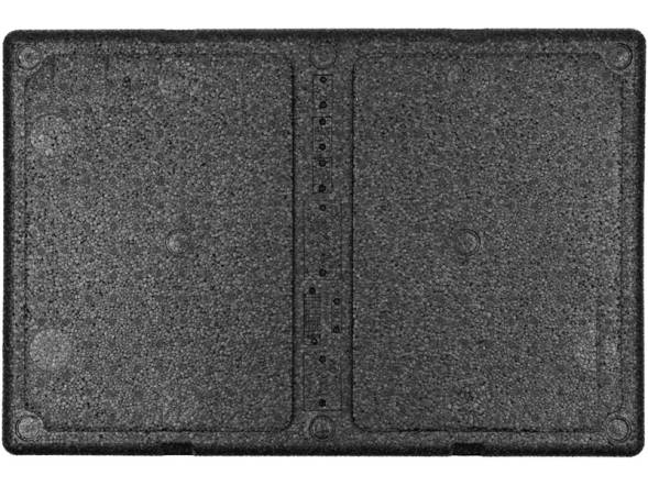 Термобокс пенополипропиленовый с крышкой STP PRO, 600х400х320 мм, 46 л, 55 кг/м3