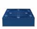 Контейнер пластиковый вкладываемый с усиленным дном INSTORE, 800х600х320 мм, синий [KVR 8634]