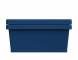 Контейнер пластиковый вкладываемый с усиленным дном INSTORE, 800х600х320 мм, синий [KVR 8634]