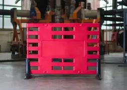 Ограждение барьерное «ARGO» с пластиковыми опорами желтый