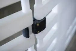 Ограждение барьерное «ARGO» с пластиковыми опорами желтый