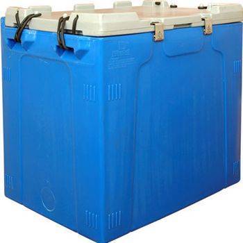 Изотермический контейнер с крышкой, 150 л, 840x575x745 мм