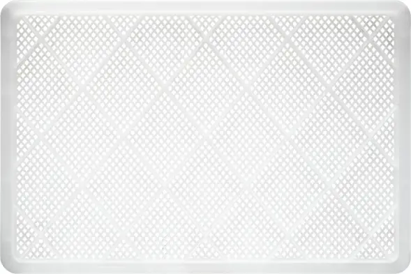 Ящик пластиковый перфорированный, 600×400×120 мм, 22 л, синий [704.01.02]