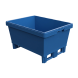 Контейнер пластиковый вкладываемый на полозьях INSTORE, 800х600х320 мм, синий [KVR 8634]
