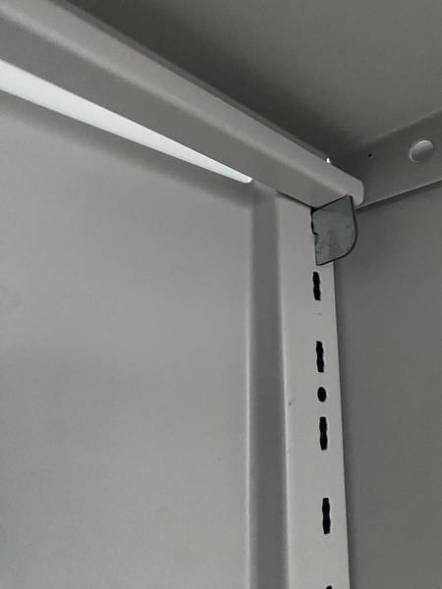 Шкаф-купе металлический архивный односекционный с 4-мя полками 2000х1200х450 мм (FC-G6 1200)