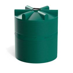 Емкость (резервуар) пластиковая вертикальная с крышкой, 10000 л, 400 мм, черный [TV10000S1]