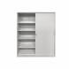 Шкаф-купе металлический архивный односекционный с 4-мя полками 2000х1800х450 мм (FC-G6 1800)