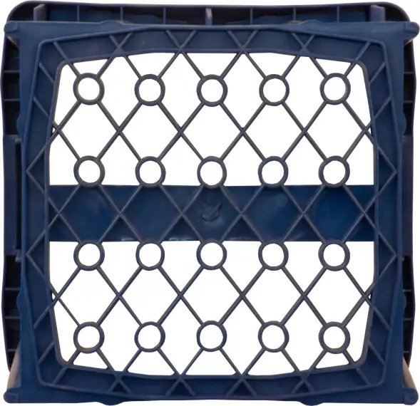 Ящик пластиковый перфорированный, 390x365x295 мм, 28 л, оранжевый [305 м]