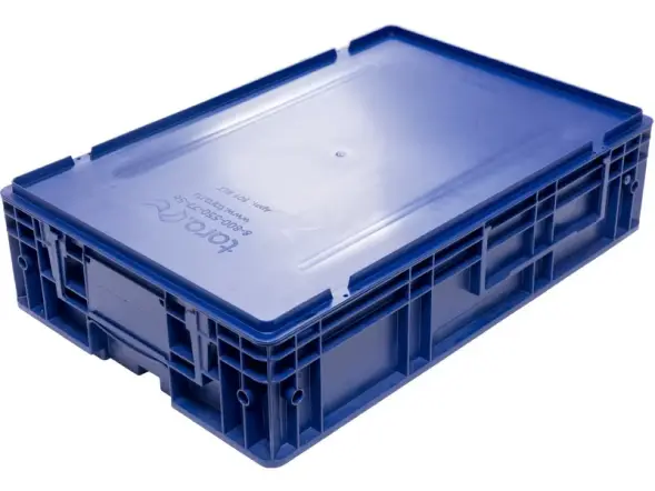 Крышка для пластикового евроконтейнера KLT, 600х400 мм, синий [501 KLT]