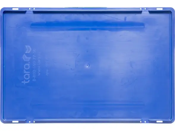 Крышка для пластикового евроконтейнера KLT, 600х400 мм, синий [501 KLT]